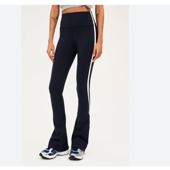 Splits59 Black White Raquel High Waist Flared Legging yoga pants XS - Picture 1 of 7